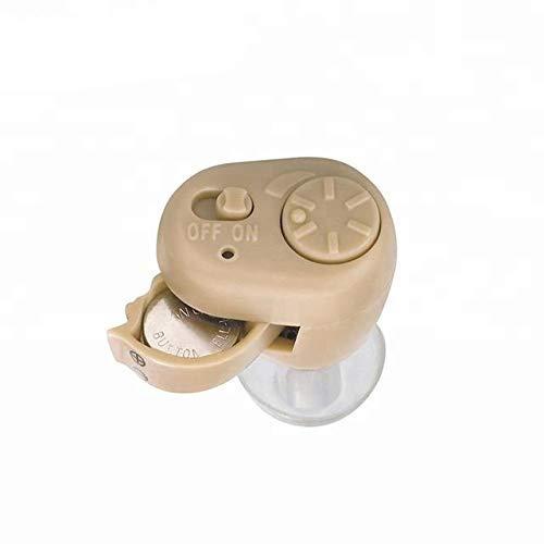 Aika AIKA Hearing Aid (completely-in-the-canal) (3 Months Warranty) Super Mini Volume Adjustable Tone Digital Hearing Aid Sound Amplifier Upto 60% To 70% Hearing For Adults & Old Age(With Special Power Kit Worth Price 499 Free)