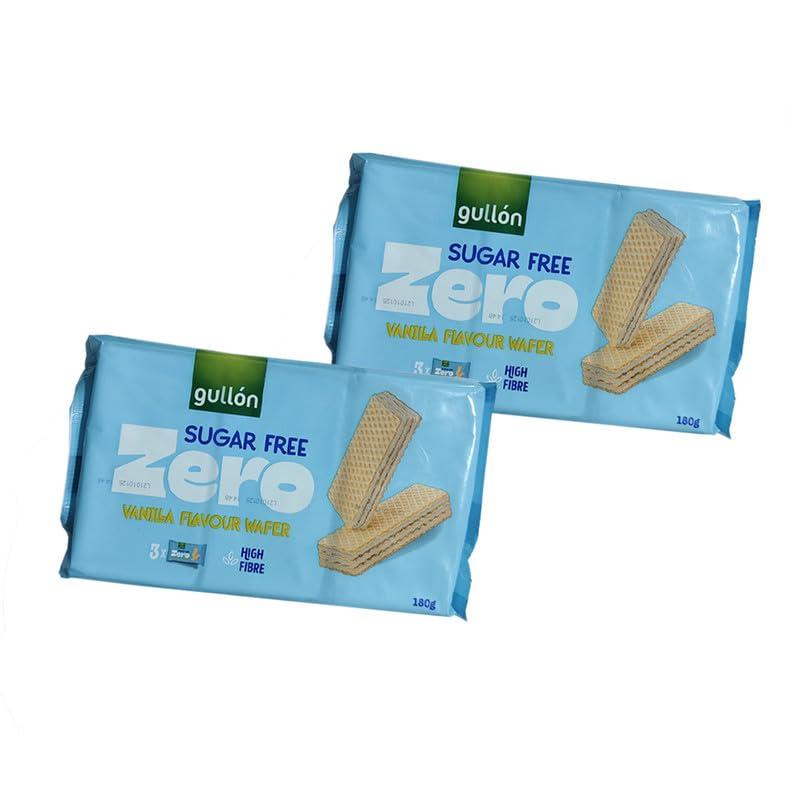 Gullon Gullon Sugar Free Wafers Vanilla 180g Pack of 2