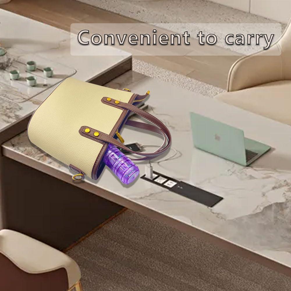 HaiSea HaiSea Weekly Travel Pill Planner-Monthly Pill Organizer, Daily Month Pill Box-Separate AM/PM Compartments Colors Vary (Purple)