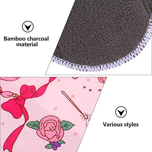 Artibetter ARTIBETTER 5pcs Menstrual Pads Sanitary Pads Washable Bamboo Menstrual Cloth Pads Incontinence Pads for Women Girls