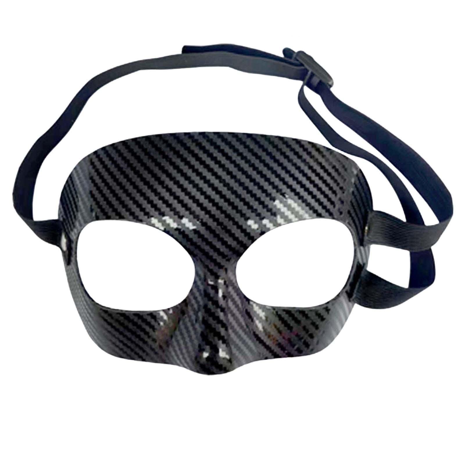 UJEAVETTE UJEAVETTE Basketball Mask Adult Men Women Nose Protector Football Mask Face Nose Guard Half Face Nose