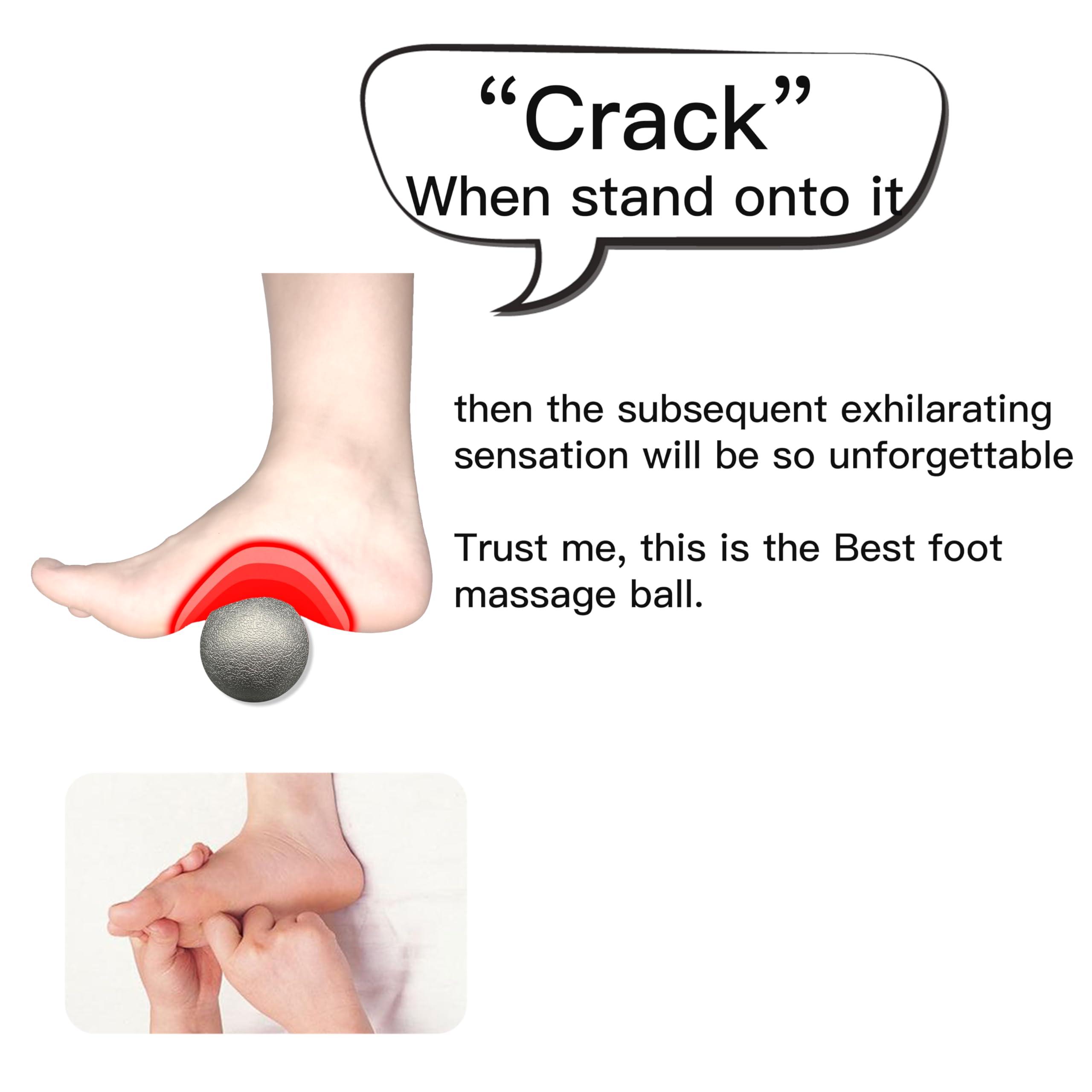 N\C Comfyon Massage Lacrosse Balls For Myofascial Release, Deep-Tissue Massage, Sore Muscles, Trigger Point Therapy, Muscle Knots, Targeted Foot Pain Relief And Yoga Therapy