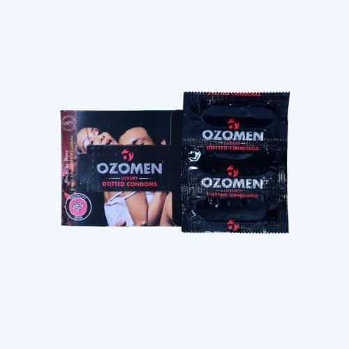 OZOMEN OZOMEN | OZOMEN LUXURY DOTTED CONDOMS Stand Up For Love |Each Pack 3 QTY|Super Saver Pack Of 10 (30 QTY)| 8 Exotic Flavoured DOTTED Condoms| 100% ELECTRONICALLY TESTED| (JUNGLEE JASMINE)
