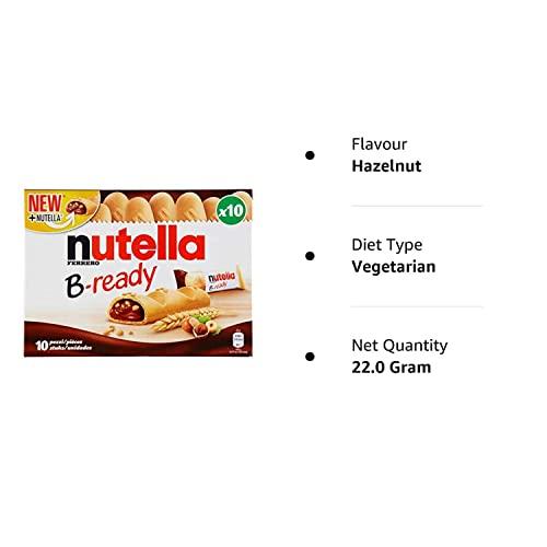 Nutella Nutella B-Ready Wafer, 10 X 22 g