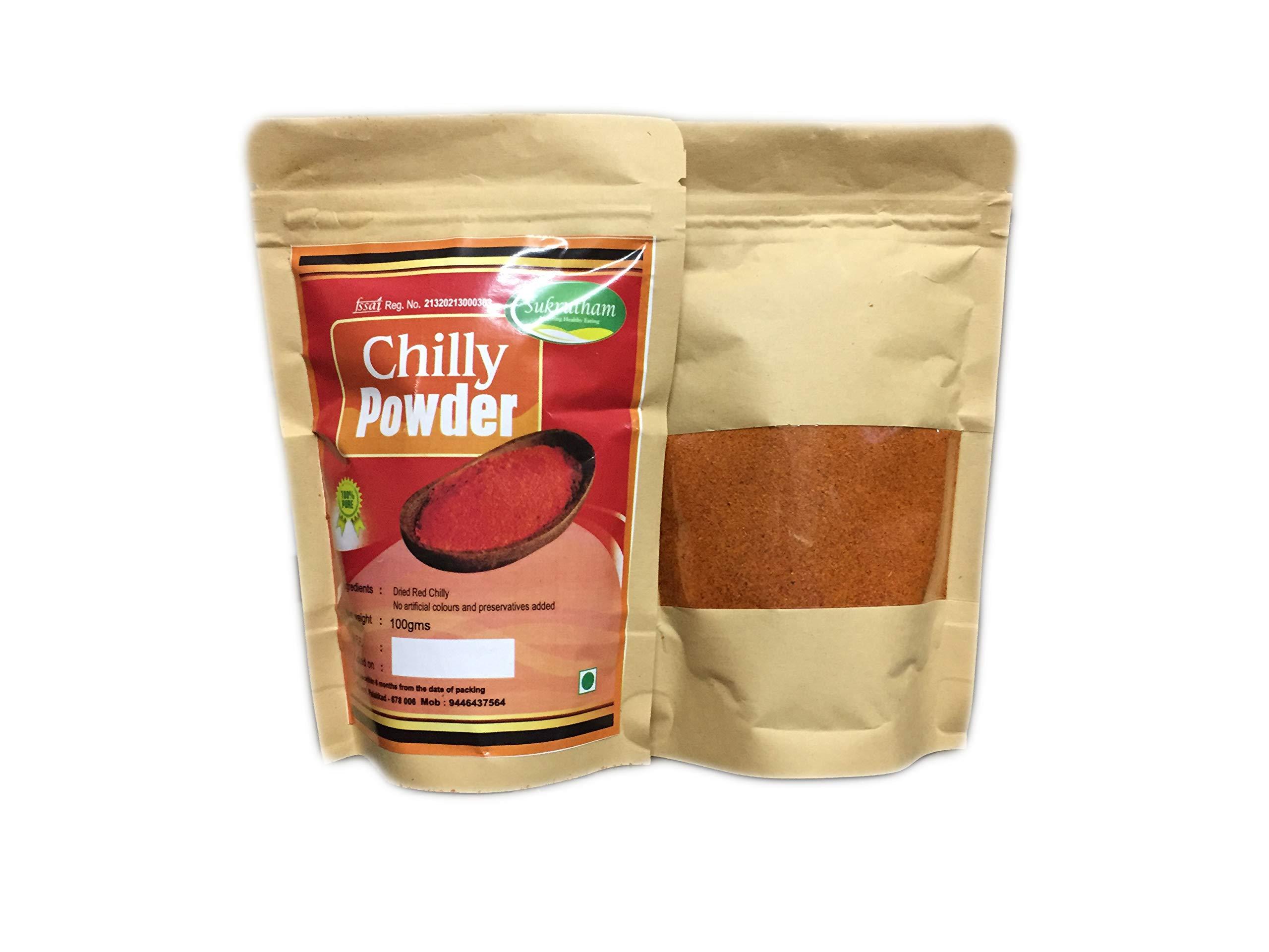 Sukrutham Food Products Sukrutham Spices Combo Pack (Chilly 200g,Coriander 200g,Turmeric 200g)