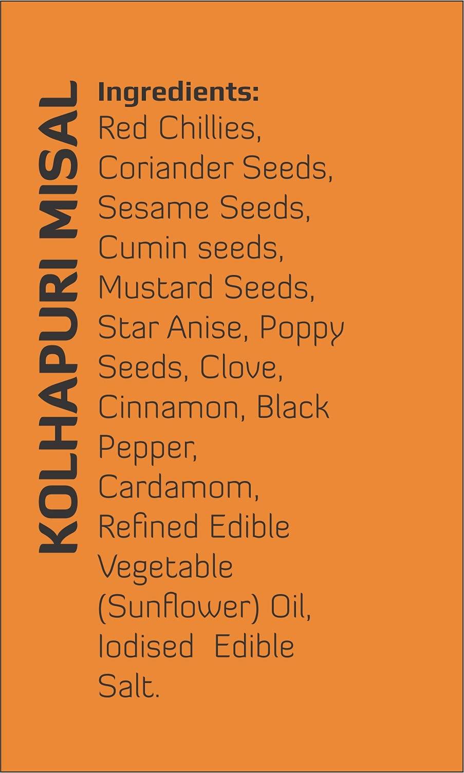 Pallavi's Spices Pallavi\'s Spices Kolhapuri Misal Masala, Panipuri Masala, Chat Masala and Sambar Masala, 200 grams (Combo of 4)