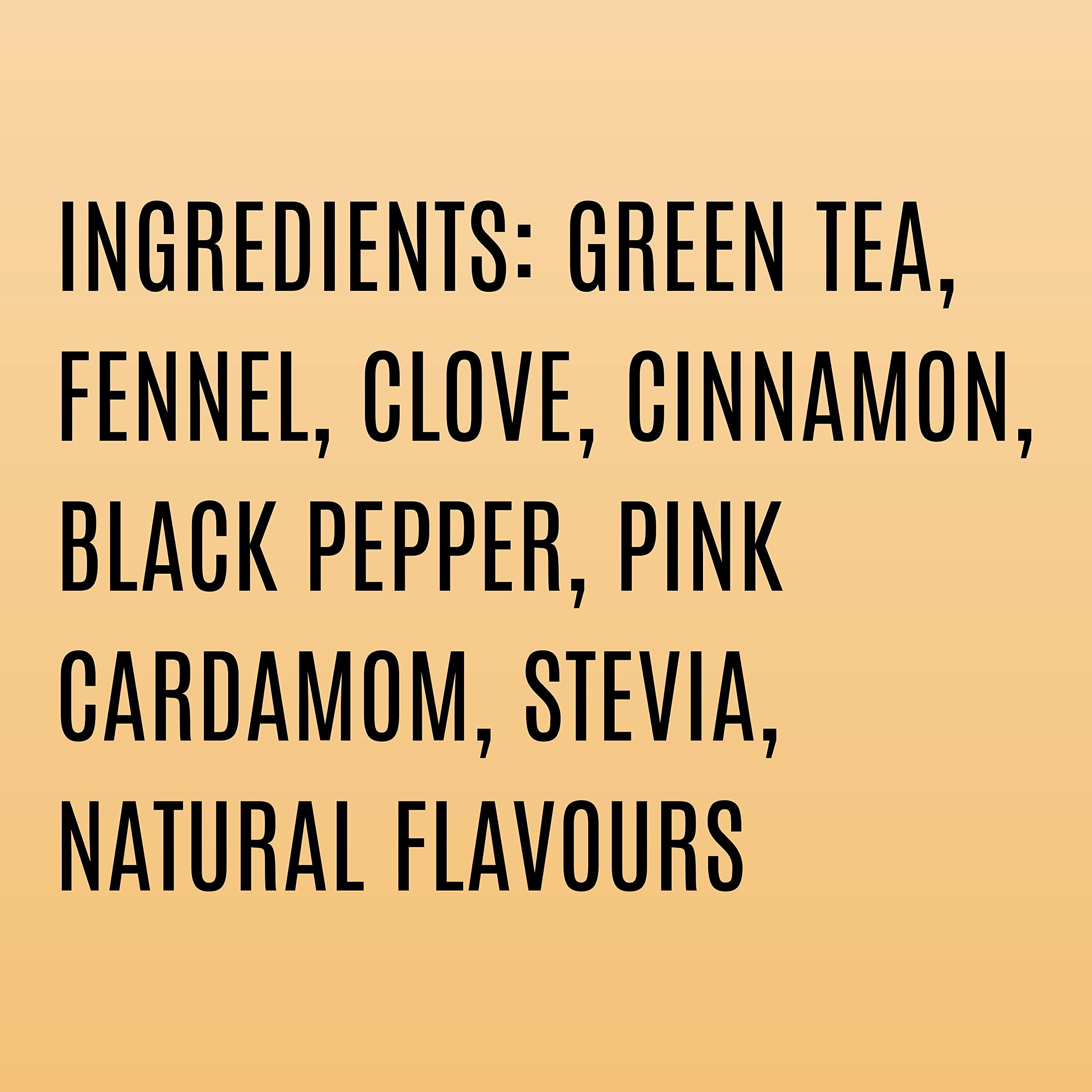 Cup-Ji Cup-Ji Kashmiri Kahwa Green Tea For Glowing Skin | Ready-to-Sip Tea Cups | 5 Cups Dispenser | 2 Packs | Sugar-free | Whole Leaf Teas | All Natural | Non - Bitter Green Tea | Less than 8 Calories.