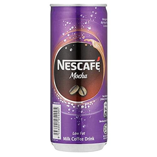 Nescafé Nescafe Mocha Low Fat Milk Coffee Drink, 240 ml, 4 Pack, Purple