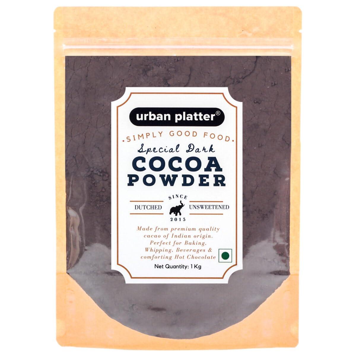 urban platter Urban Platter Special Dark Cocoa Powder, 1Kg