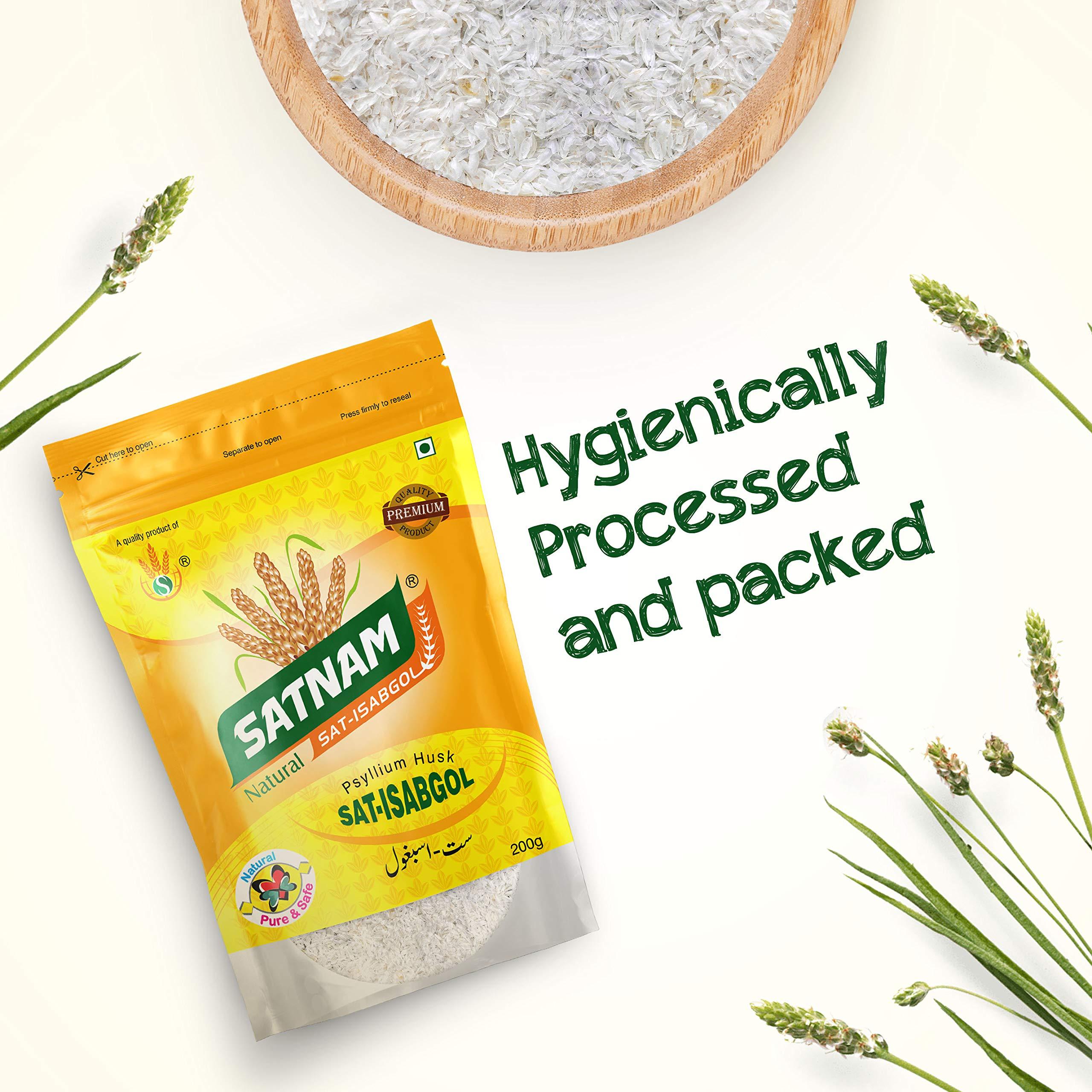 SATNAM SATNAM Sat-Isabgol Psyllium Husk 200g Zip Pouch