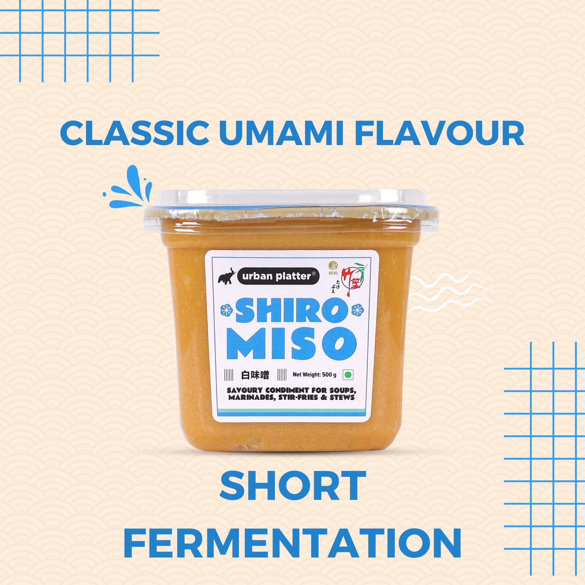 urban platter Urban Platter Shiro Miso, 500g (Light Miso Paste | Soy Based | Japanese Staple)