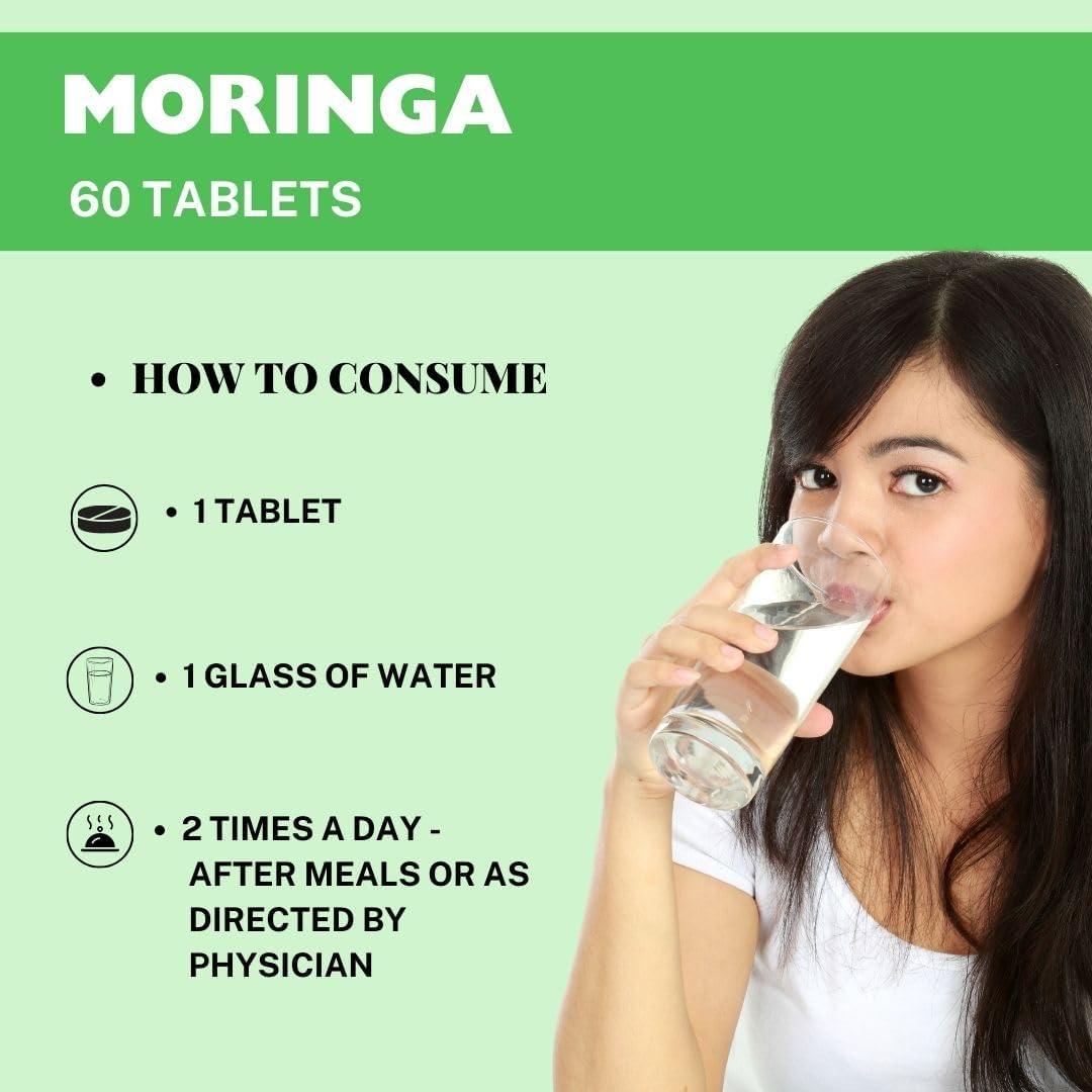 HERBAL HILLS Herbal Hills Moringa Tablets (60 Count (Pack of 1))