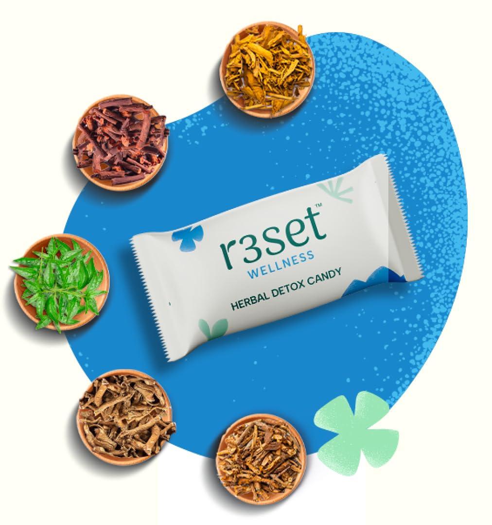 R3SET R3SET Detox Candy Pack of 30 + Soothing Gel 50 grams