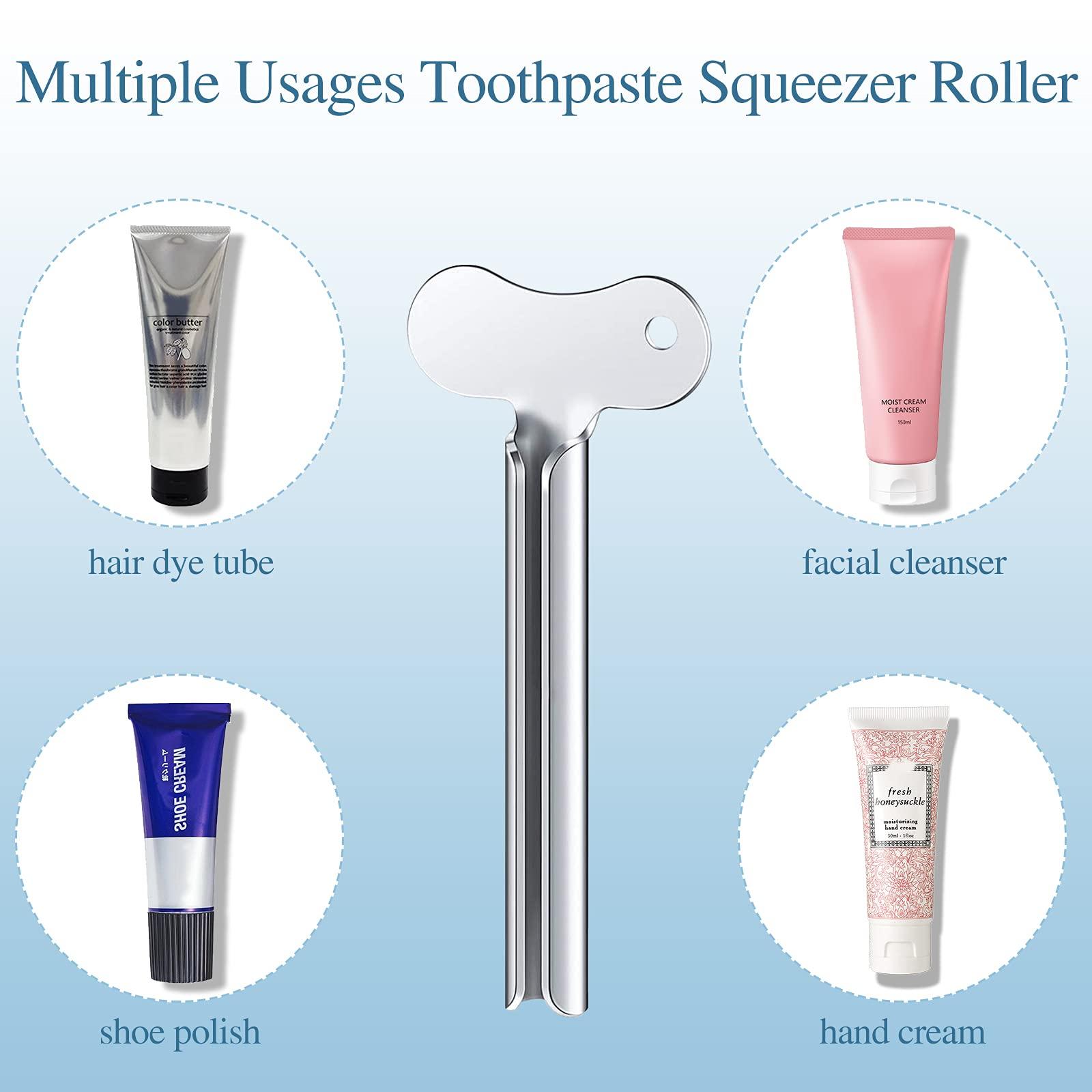 ZOCONE ZOCONE 12 Pack Toothpaste Tube Squeezers Stainless Steel Toothpaste Dispenser Metal Tube Squeezer Rolling Key for Bathroom Hair Dye Cosmetic