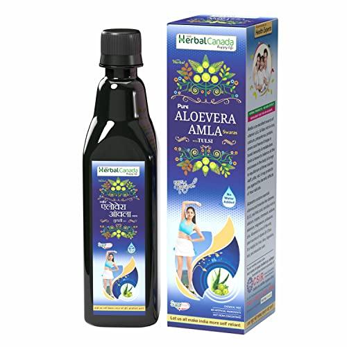HARC Herbal Canada Harc Herbal Canada Aloe Vera Amla juice | Helps for Immunity booster, Hair Care, Skin Care (Pack of 3)