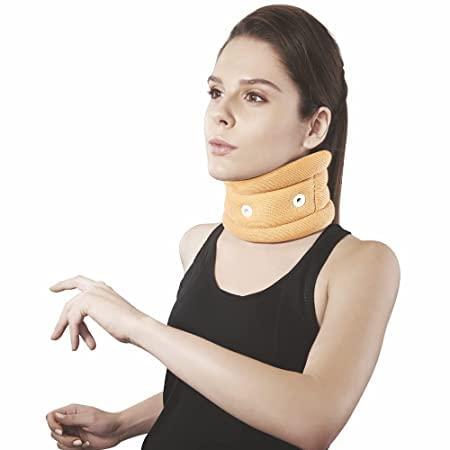 STALWART LIFE STALWART LIFE Soft Cervical Collar For Spondylitis Neck | Adjustable Neck brace With Extra Support Relieves Pain & Pressure in Spine for Men and Women (LARGE)
