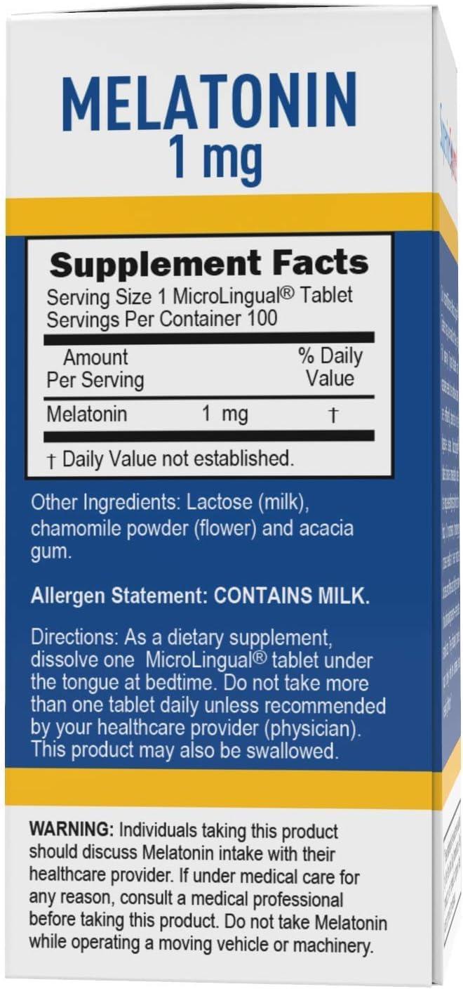 Superior Source Superior Source Melatonin Multivitamin 1mg 100 Count