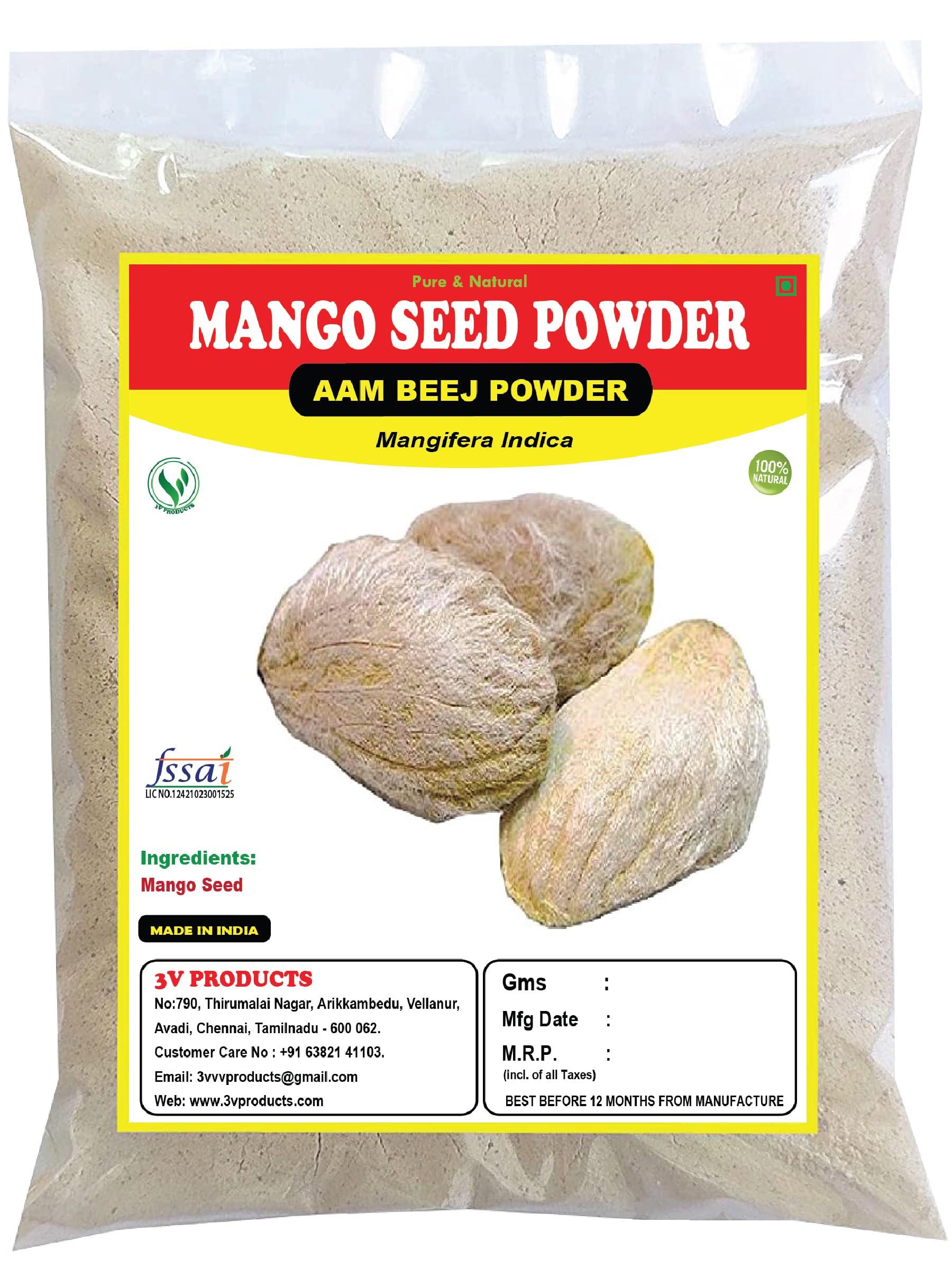3V PRODUCTS 3V PRODUCTS Mango Seed Powder - Pack of 2x50g - Aam Beej | Aam Guthli | Maa Kottai