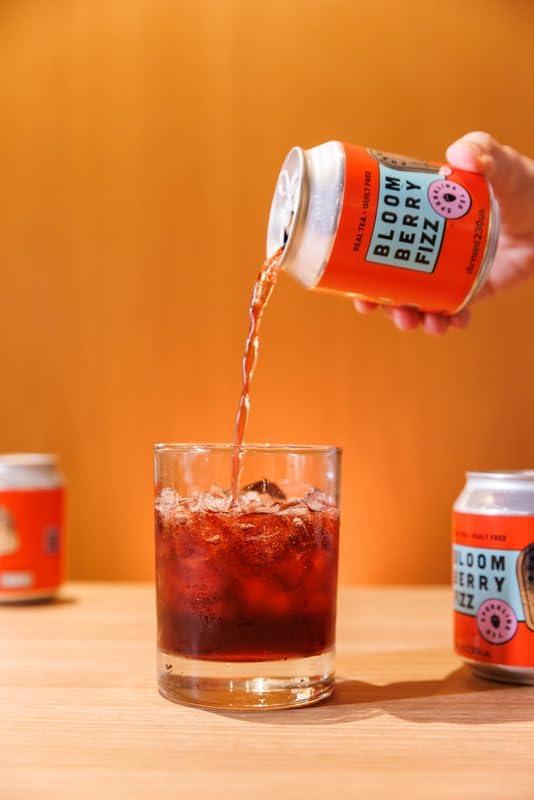 PUSHERS PUSHERS Drink Sparkling Bloom Berry Fizz with Roselee & Berries Flavors | No Artificial Flavors, No Artificial Sweeteners, No Artificial Color | Product of Thailand, 230 ml each (Pack of 9)