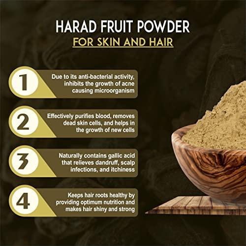 IYUSH Herbal Ayurveda IYUSH Herbal Ayurveda Harad Powder – 400gm | Haritaki Powder Organic | Haritaki Churna | Harde Powder | Harar Powder Organic | Ayurvedic Medicine for Acidity Relief | Gastric Medicine Ayurvedic |