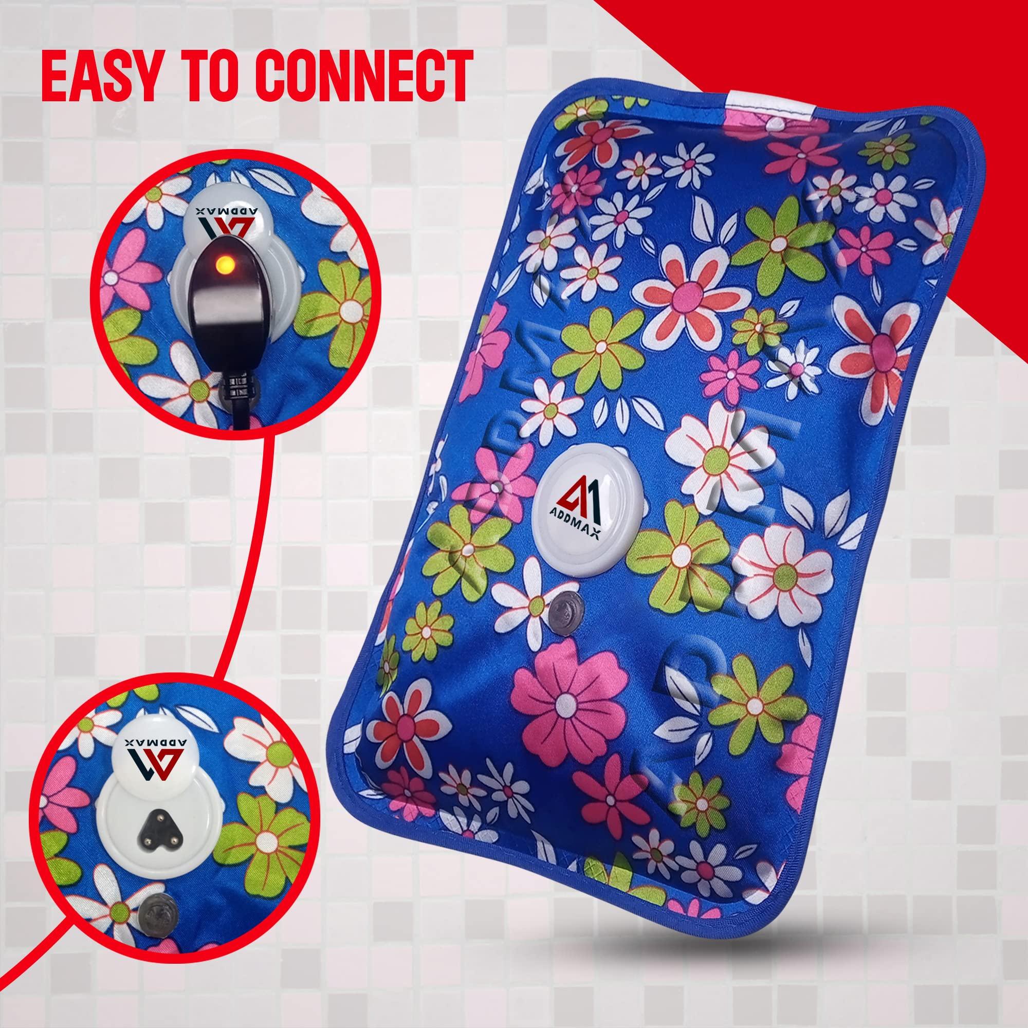 ADDMAX ADDMAX Heating Bag, Hot water bag electric hot bag for pain relief, Heat Pouch Hot Water Bottle Bag - Electric Heating Gel Pad/Heating Pad for Pain Relief (Assorted Multi Color & design)