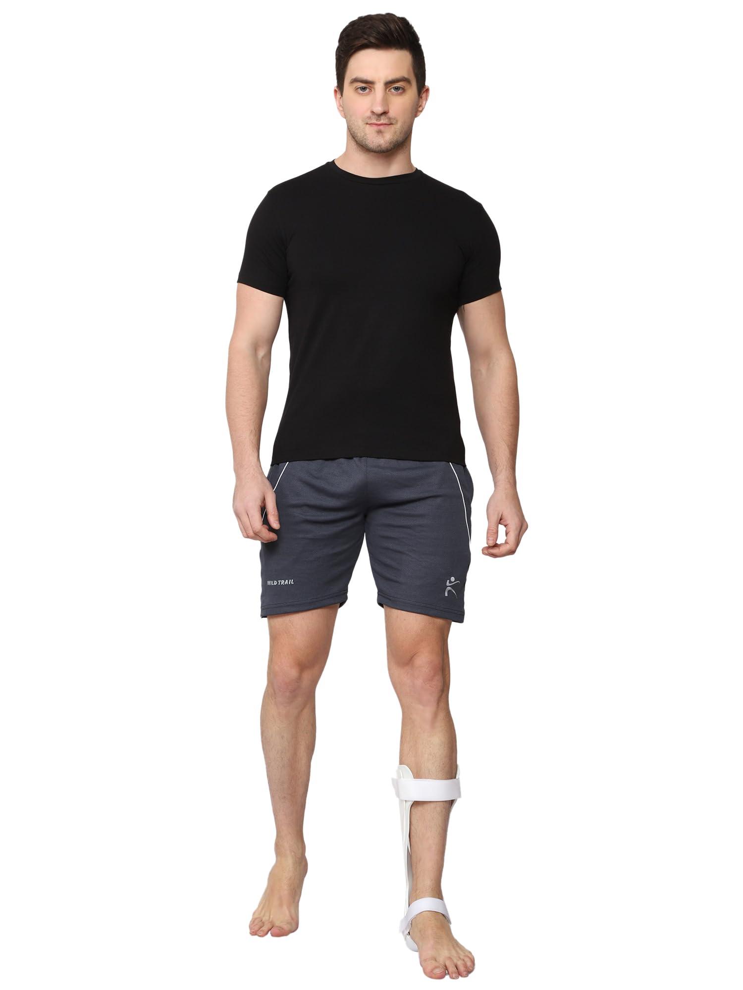 SpiffySky SpiffySky AFO Splint | Ankle Foot Orthosis Support | Foot Drop Splint | Orthotics Ankle Brace Stabilizer | Left Leg | Lightweight & Padded