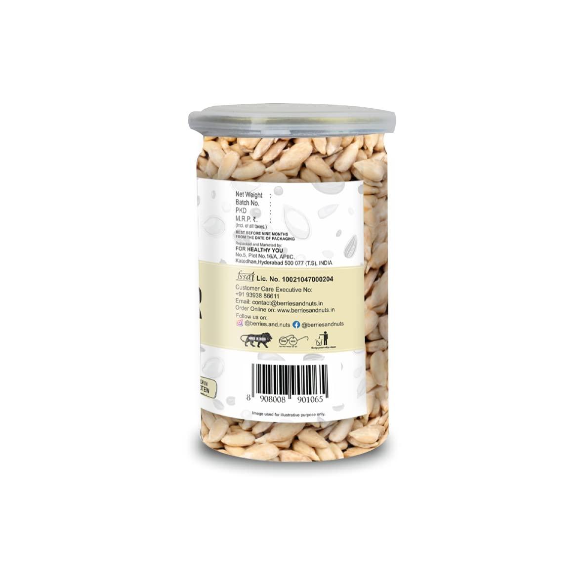 Berries And Nuts Berries And Nuts Premium Sunflower Seeds | 200 Grams | 1 Bottle of 200 Grams