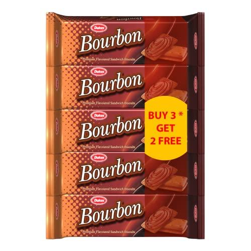 Dukes Dukes Bourbon Premium chocolate flavoured sandwich biscuit (Buy 3 Get 2 Free - 675g)