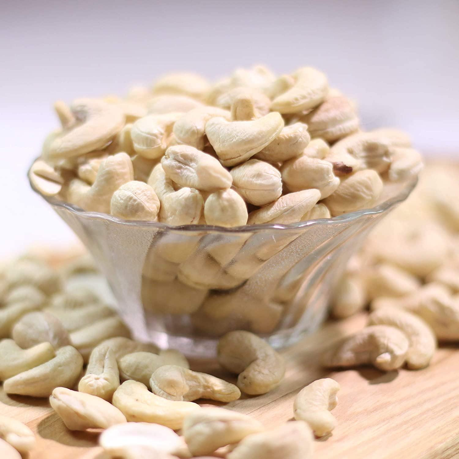 Elly Nuts Elly Nuts Combo Pack of Cashew Nuts| Whole Plain Kaju 250 gms Each 500 gms| Cashew Dry Dry Fruit Whole Cashew Nuts W270 [Jar Pack] - Diwali Gift Pack