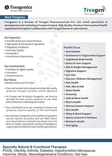 Trexgenics Trexgenics® POMEGRANATE (Bioactive 40% Ellagic acid) Seed Extract 500 mg Antioxidant, Skin Care, Blood circulation, Cardiovascular Health Support (60 Vcaps) (Pack of 3)