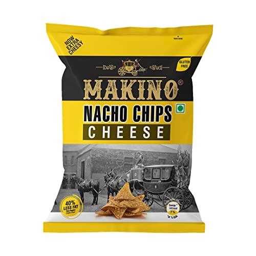 Makino Makino - Nacho Chips Roasted Masala, Peri Peri, Cheese, Jalapeno, Sweet Chilli, Salsa Flavour of 60 Gram | Tortilla | Healthy | Tasty Savoury Snack | Delicious Nacho Chips | Low Calorie - Pack of 6