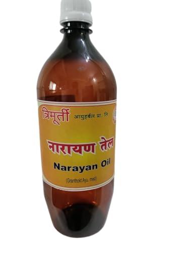 TRIMURTI AYURVED TRIMURTI AYURVED Narayan Oil for Massage, Muscle Pain, Uterine Tonic, Yellowish(1 Ltr)