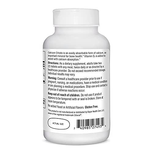 21ST CENTURY 21st Century, Calcium Citrate Maximum + D3, 120 Tablets