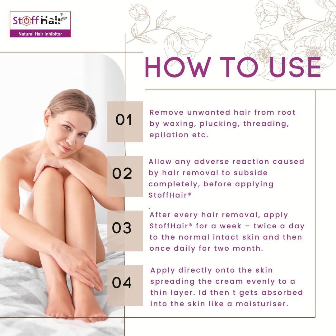 Stoffhair Stoffhair Dr. Benade\'s Cream Hair Inhibitor For Women - Permanent Hair Removal And Body Hair Growth Retarding For Women And Men - Remove Unwanted Facial Hair Without Laser Treatment.