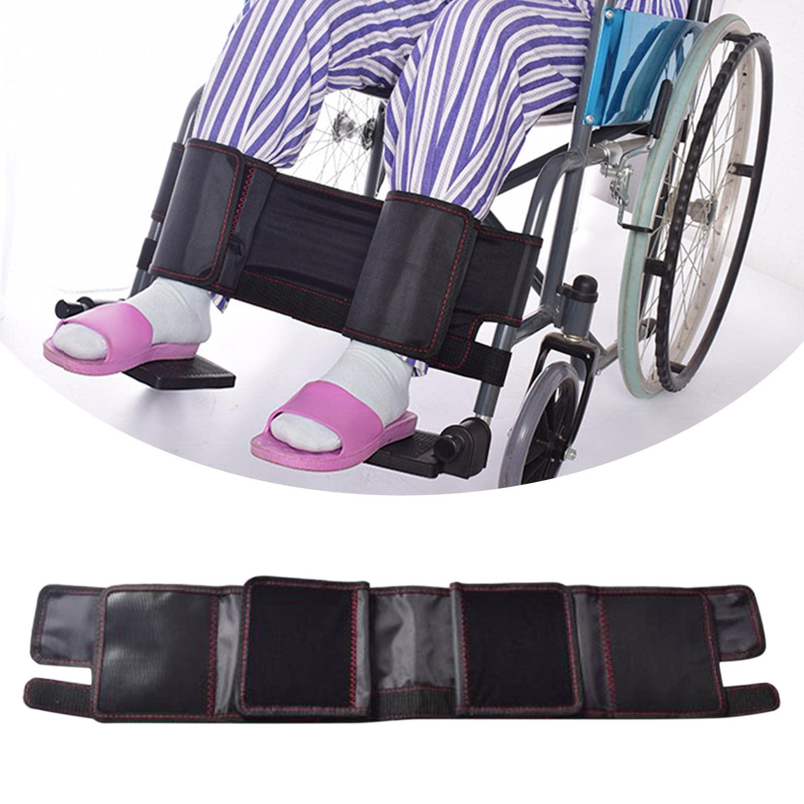 T.O.G. T.O.G. Wheelchair Footrest Leg Straps Restraint Foot Support Patients Elderly Black