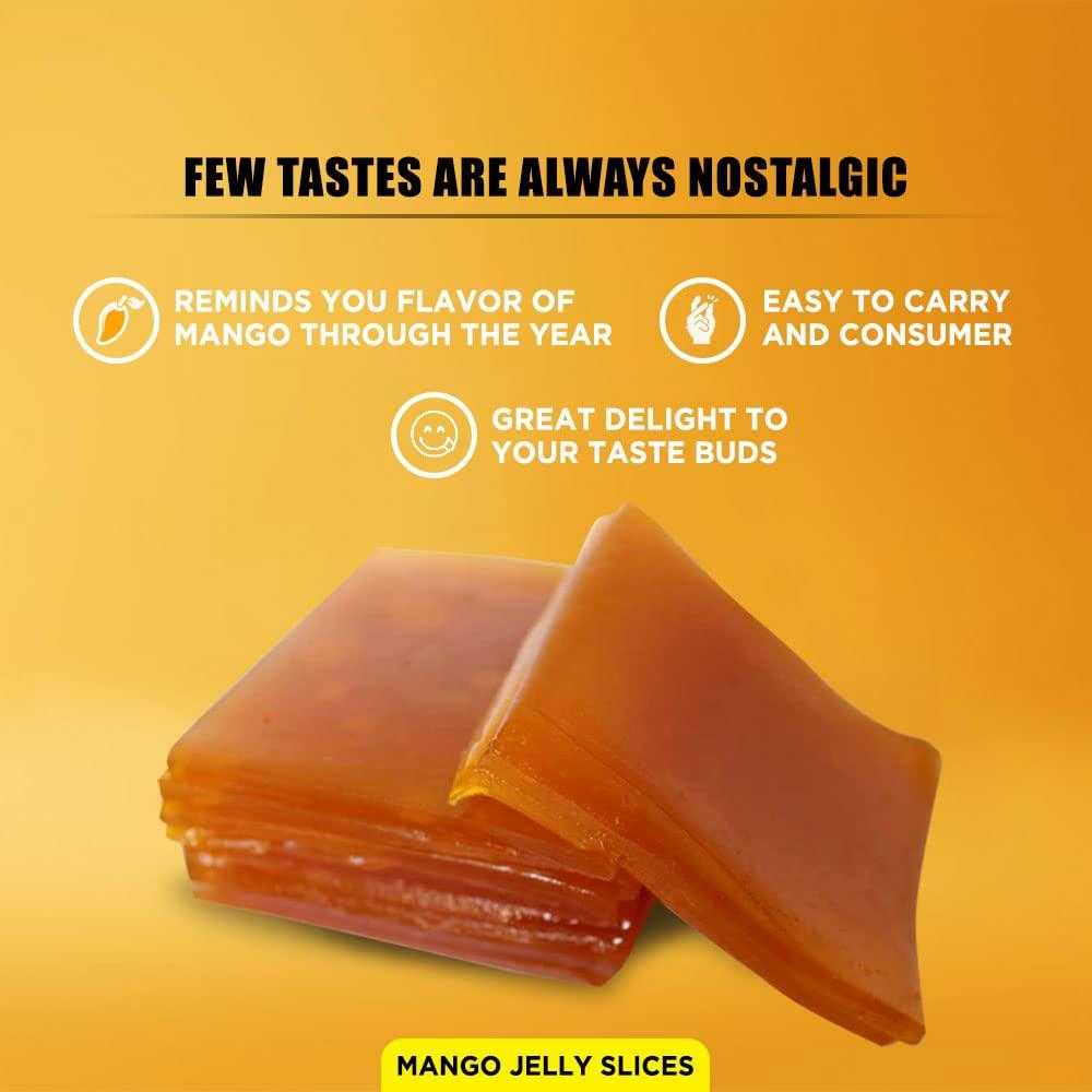 SITARA FOODS Sitara Foods mango candy bar jelly slices Aam papad mamidi thandra summer special 250 Grams pack