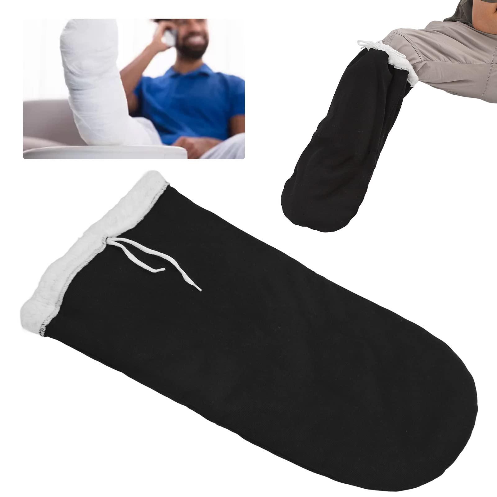Worem Cast Toe Cover, Skin Friendly Cast Sock Tightness Adjustable Foot Warmer for Injury Recovery for Men Women