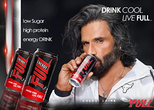 FULL ENERGY Full Energy - The Ultimate Energy Drink for a Quick Boost, Pre-Workout Fuel, and Revitalizing Your Body and Mind (Pack 4)