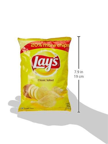 Lay's Lay\'s Potato Chips, Classic Salted, 30G Each (Pack of 10), 300 Gm