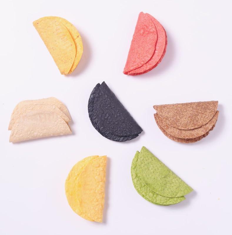 JOYTOSS JOYTOSS Blue Corn Tortilla Wrap | Fresh Taste & Soft Texture l Best for Wraps, Tacos, Nachos & Rolls l Ready to Eat Healthy Food - Pack of 50 Pcs