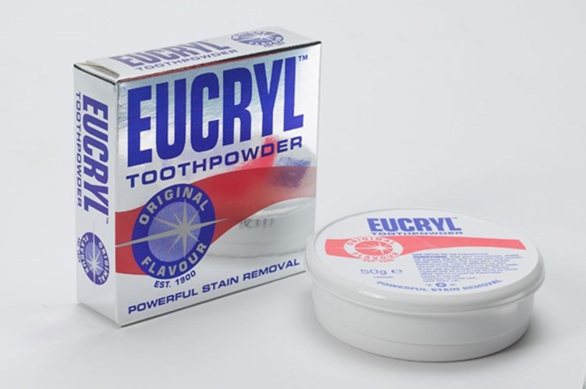 Eucryl Eucryl Toothpowder Original Powerful Stain Removal 50g