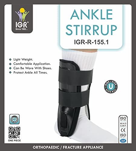 IGR IGR ANKLE STIRRUP SPLINT | Weak Ankle Joint | Ankle Sprain | Post Ankle Fracture | For Men & Women | UNIVERSAL