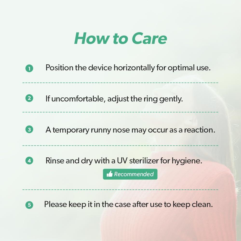 KOKOK KOKOK 3-Ply Nose Filter Reusable Breathable Nasal Plugs Air Filteration for Dust, Pollution, Block Cold Air - Pack of 3 (Small)