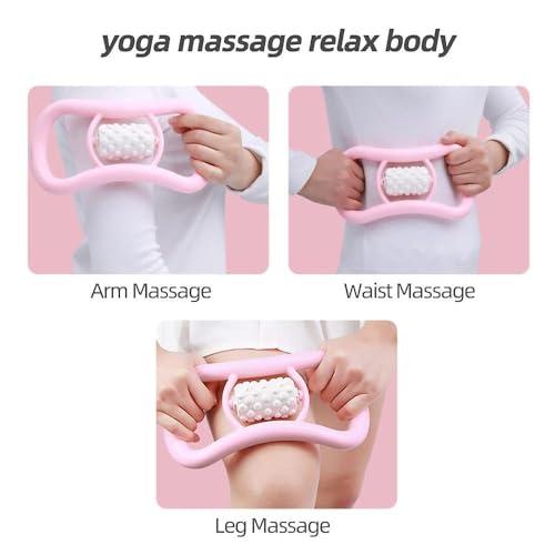 kriya KRIYA Yoga Ring Massage Manual Massager Open Shoulders Beautiful Back Equipment Thin Shoulders Massager for Athletes, Yoga, Physical Therapy, Recovery