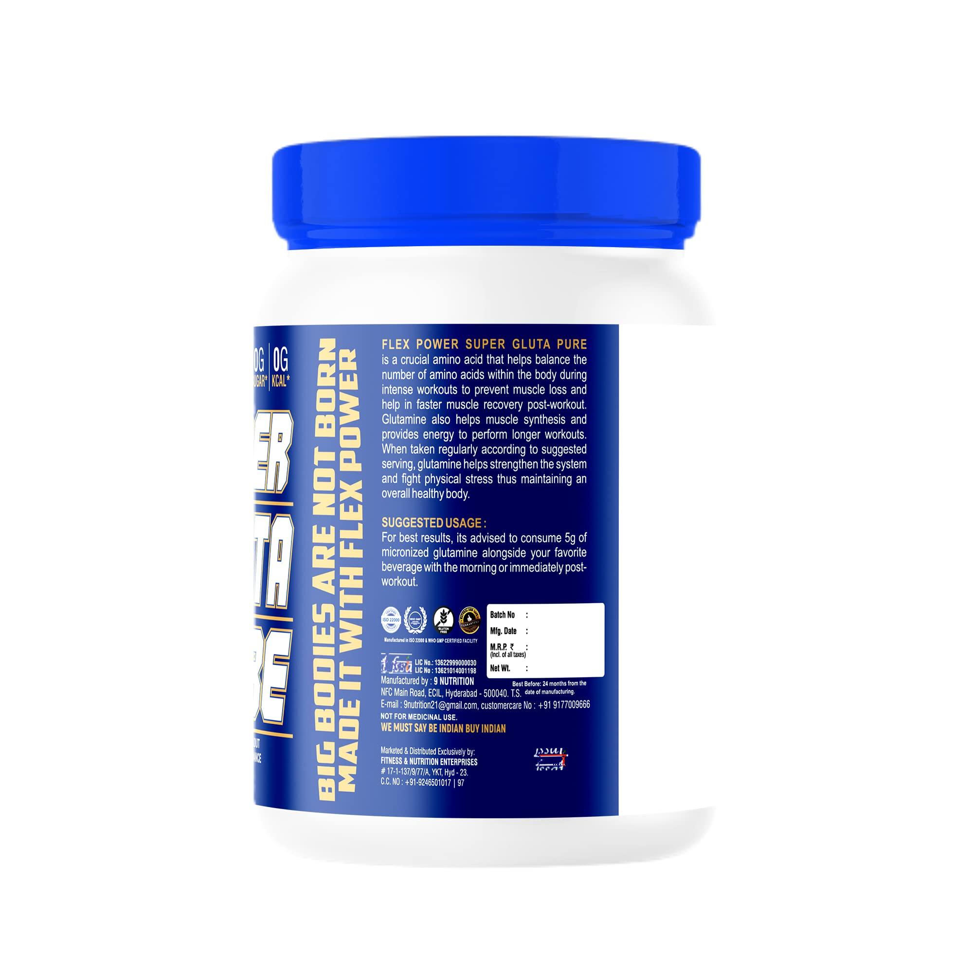 FLEX POWER NUTRITION Super Gluta Pure 250grams (Unflavoured)