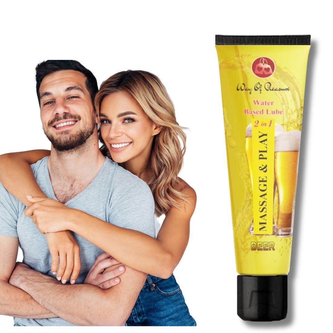 Way Of Pleasure Lube Flavoured Lubricant Gel | Water based lube | Beer