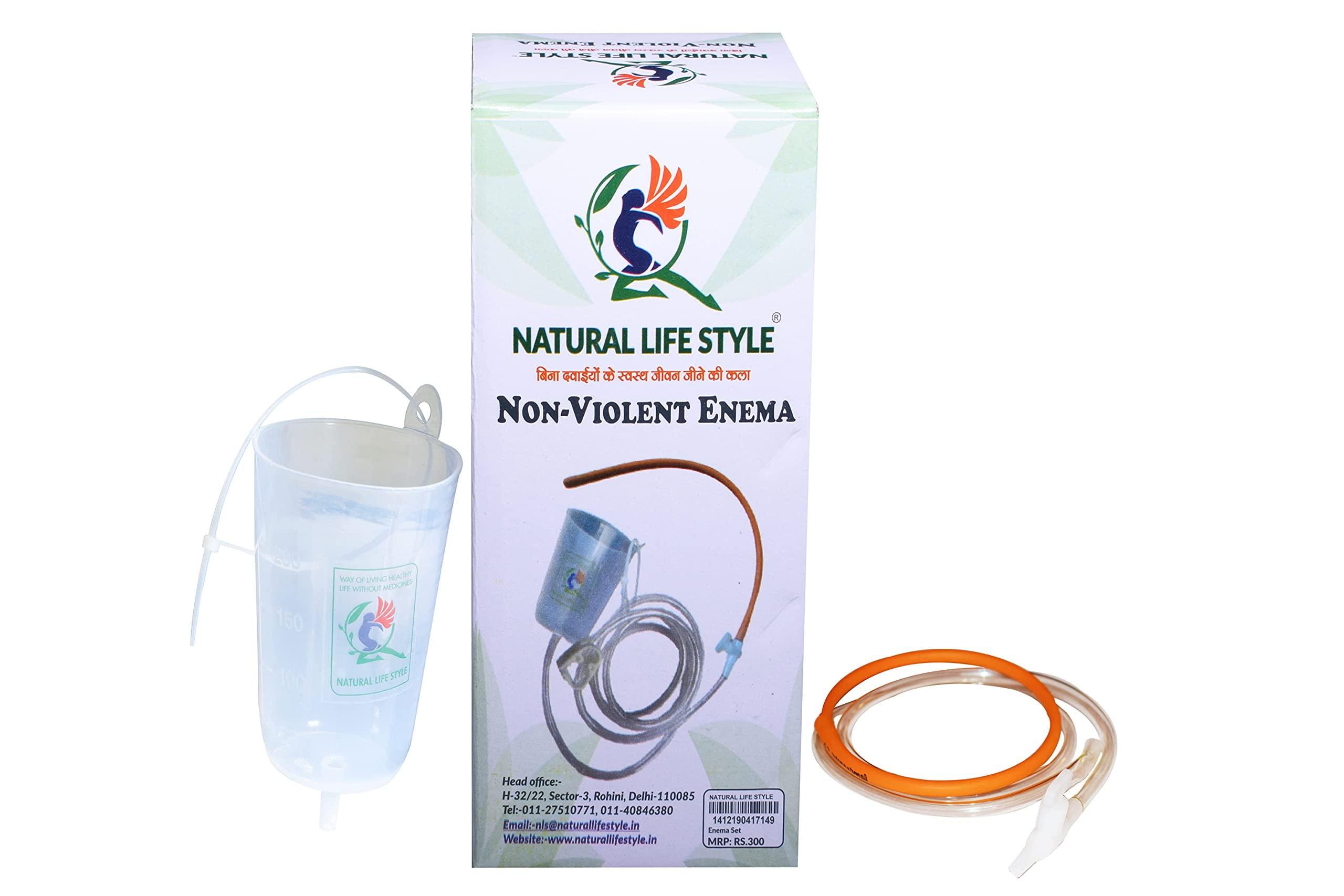 NLS NLS Enema for Home Use Complete Set (2 Cathetors,1 Tap & 1 Can (250 ml))