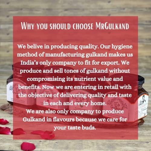 AJMER FOOD INDUSTRIES Mr Gulkand Chocolate& Kesar Elaichi Flavour(300 Grms+300 Grms)