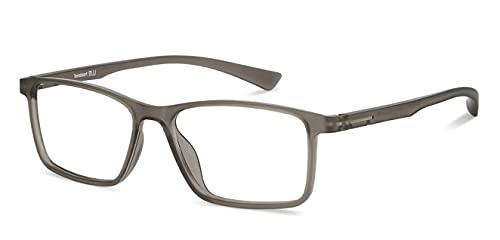 LENSKART BLU LENSKART BLU | Zero Power Blue Cut Computer Glasses | Gaming Glasses | Anti Glare, Lightweight & Blocks Harmful Rays | UV Protection Specs | Men & Women | Medium | LB E13738