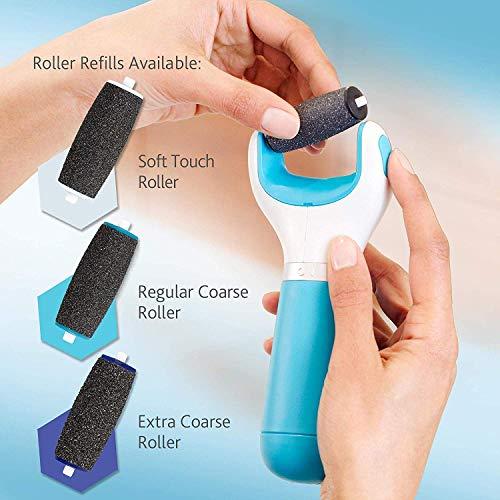 RENUMAX RENUMAX Best-Foot scrubber||Cracked Heels Pedicure||Dead skin Remover of Feet Massager||Callus Remover Perfect Electronic Dry Foot File||Coarse roller head||with diamond crystals (4)